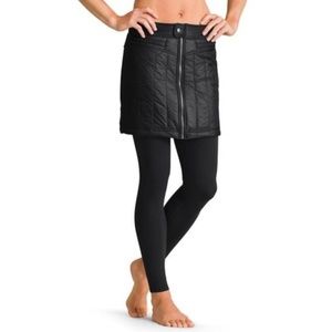 Athleta Toasty Buns Black Skirt Size 8